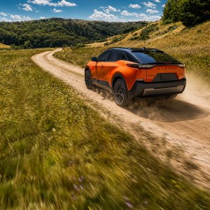 2026 Subaru Uncharted Driving in the countryside