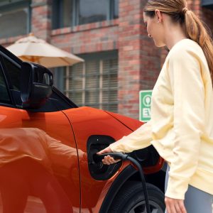 2026 Subaru Uncharted being charged